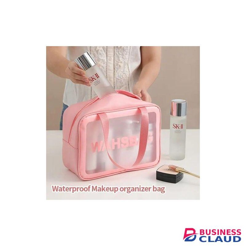 WATERPROOF PORTABLE COSMETIC BAG.