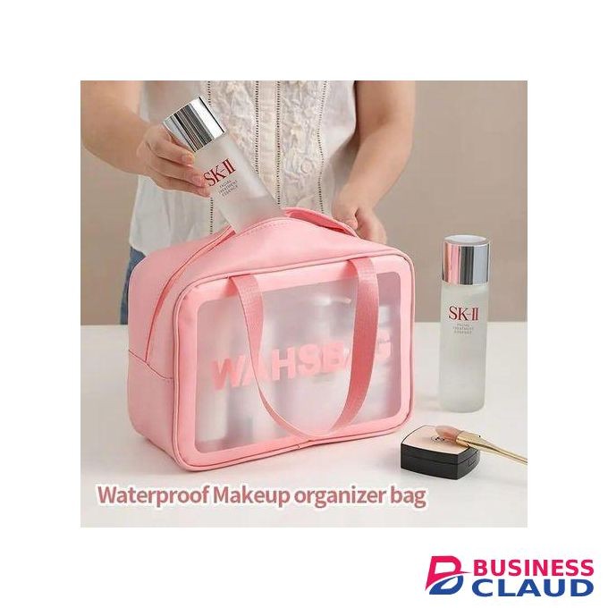 WATERPROOF PORTABLE COSMETIC BAG.