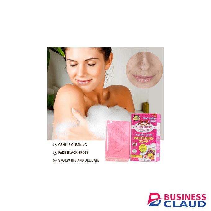 Gluta Berry BLOOM GLUTA Fast Action Whitening Body Soap.