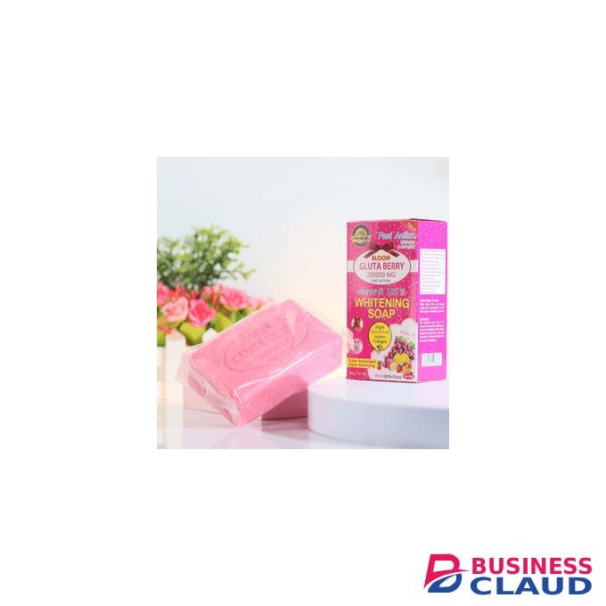 Gluta Berry BLOOM GLUTA Fast Action Whitening Body Soap.