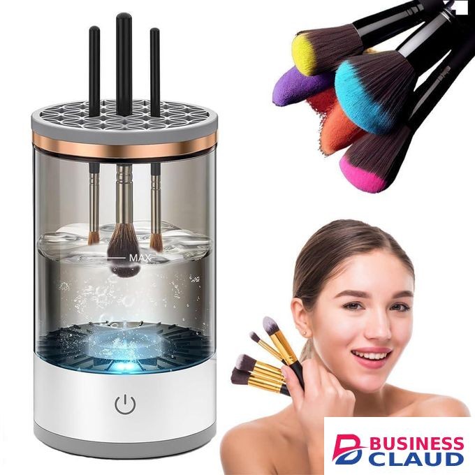 Electric Makeup Brush Cleaner Cosmetic Brush Cleaner, Automatic Spinning Makeup Brush Cleaner, Brush Cleaner Fit For All Size Makeup Brush
