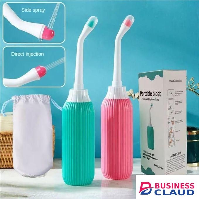 500ml Portable Bidet Sprayer Personal Hygiene Private Parts Flushing Device