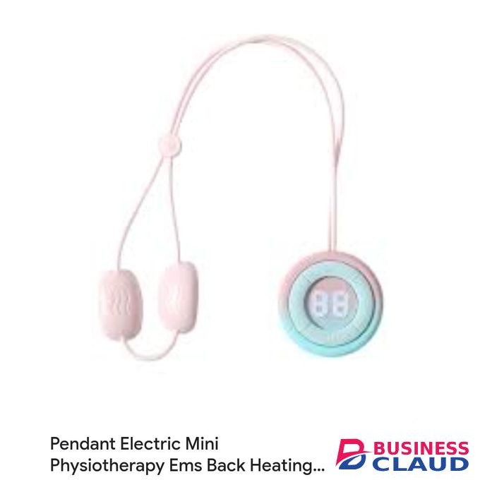 5W Pendant Neck Massager with Heating Function – Portable Electric Cervical Relaxation Device