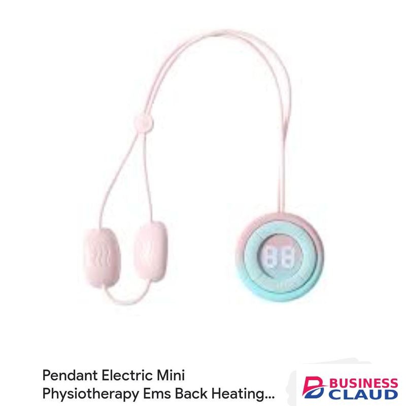 5W Pendant Neck Massager with Heating Function – Portable Electric Cervical Relaxation Device