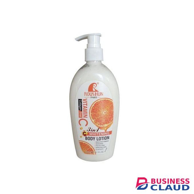 Roushun VITAMIN C, COLLAGEN & SNAIL 3-in-1 Body Lotion.