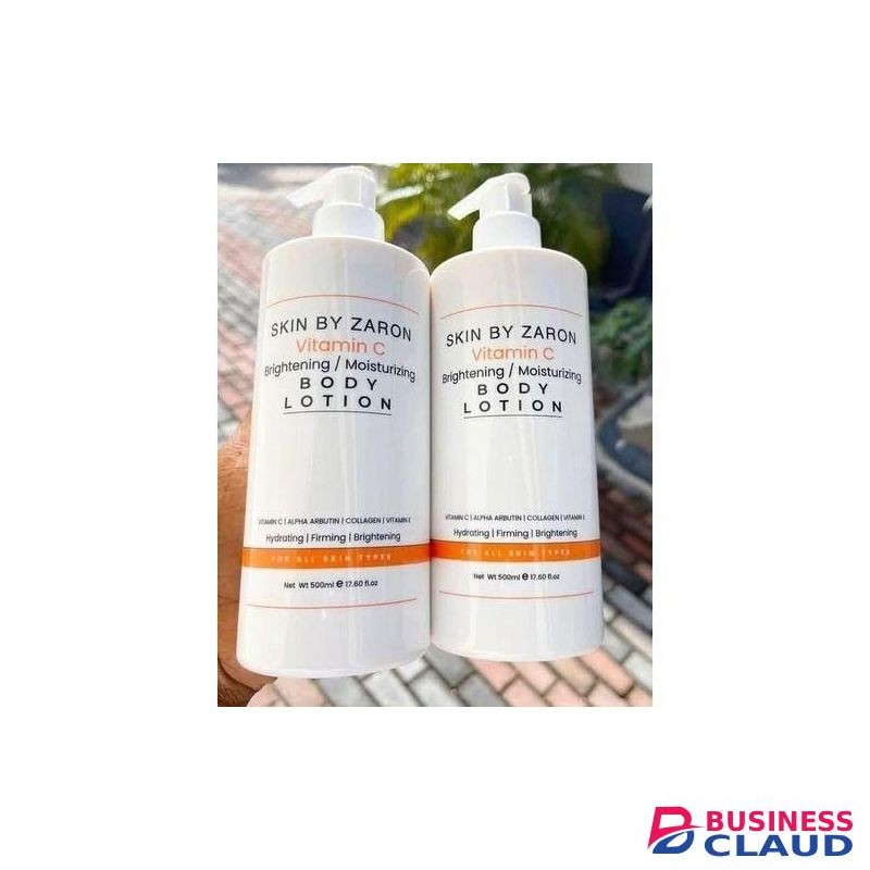 Zaron Cosmetics NEW ADVANCED SKIN BY VITAMIN C BRIGHTENING AND MOISTURIZING BODY LOTION 500ML