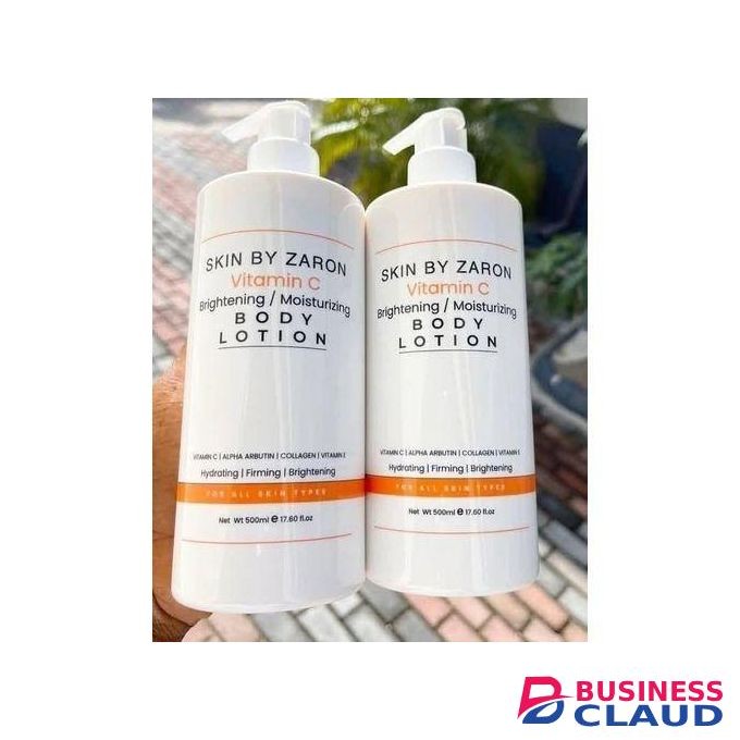 Zaron Cosmetics NEW ADVANCED SKIN BY VITAMIN C BRIGHTENING AND MOISTURIZING BODY LOTION 500ML