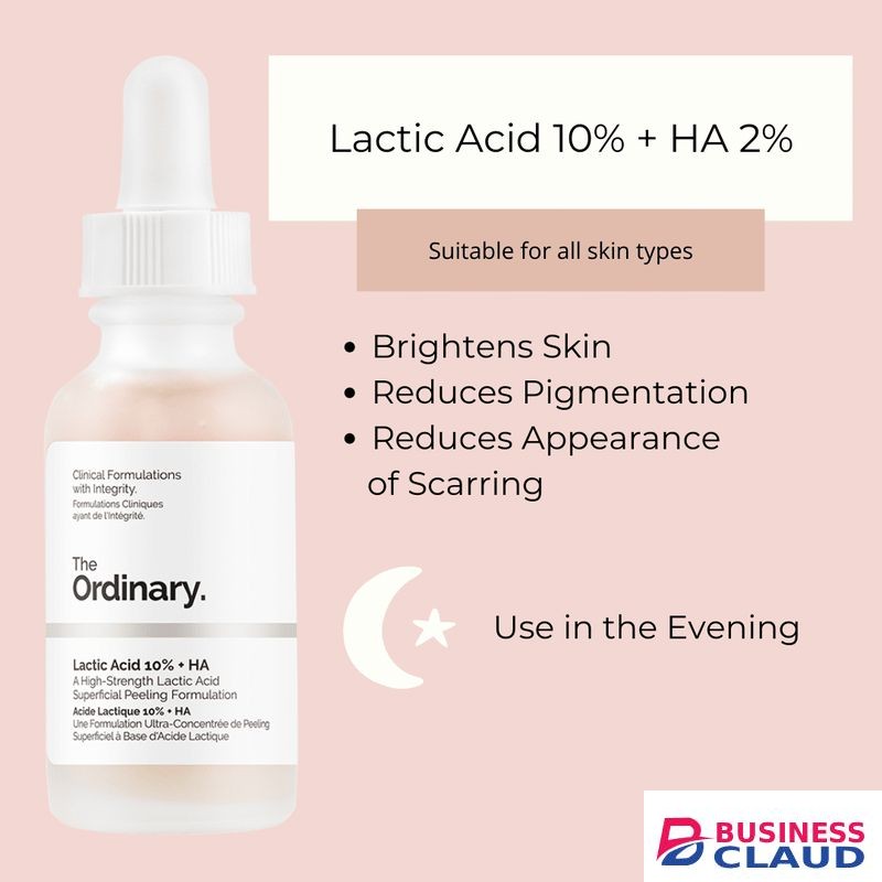 The Ordinary Lactic Acid 10% + HA (30ml) Serum.