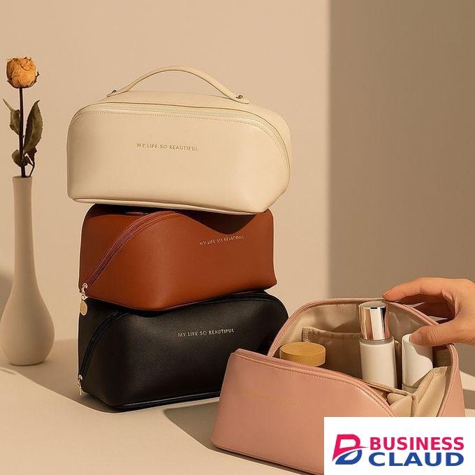 Multifunction waterproof large cosmetic bag