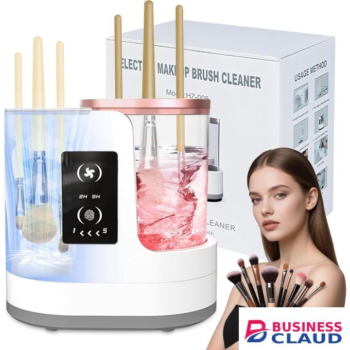 3 IN 1 Electric Makeup Brush Cleaner,Automatic Makeup Brush Cleaner with Makeup Brush Dryer,Portable USB Deep Cleaning for All Size Beauty Makeup Brush Set,