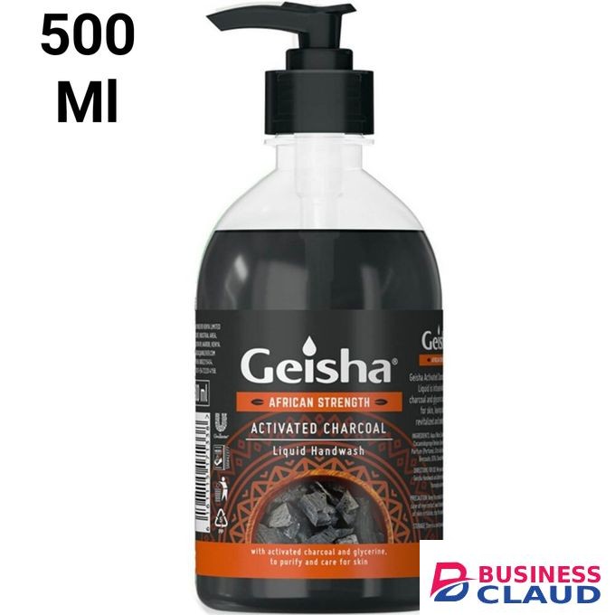 Beauty AFRICAN STRENGH ACTIVATED CHARCOAL HANDWASH ×1 Geısha