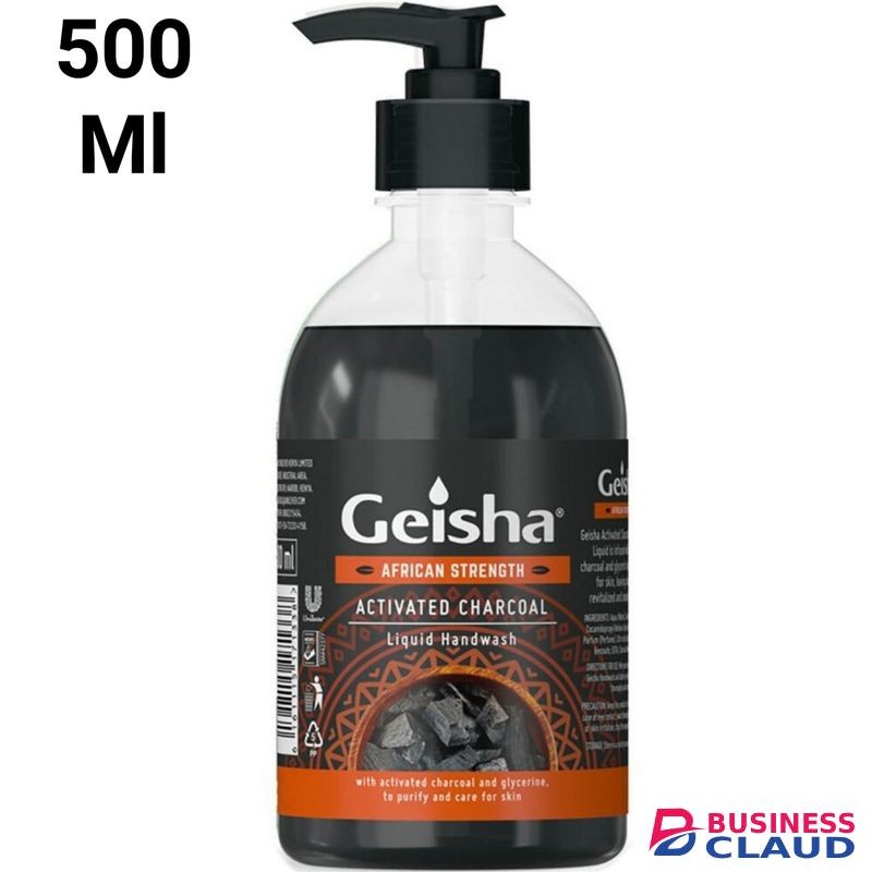 Beauty AFRICAN STRENGH ACTIVATED CHARCOAL HANDWASH ×1 Geısha