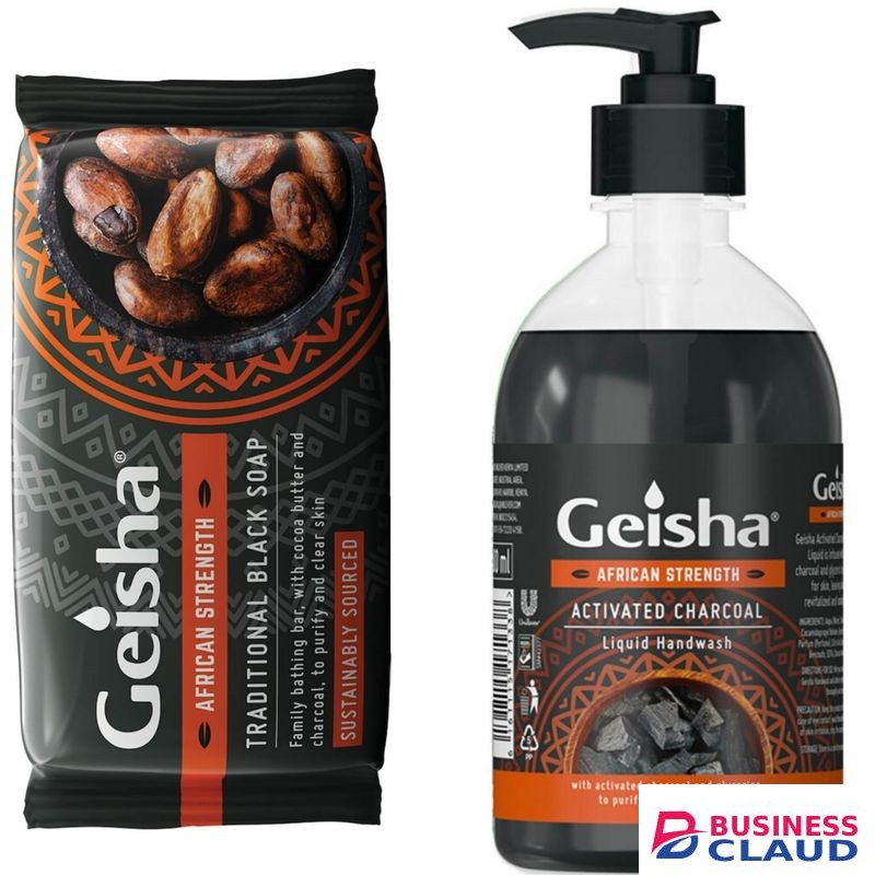 Bath Geisha African Strength Traditional Black Soap+ Activated Charcoal Liquid Handwash