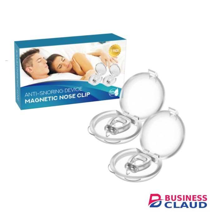 2 Pack Magnetic Snore Clip Nose Stopper Anti Snoring Solution Anti-snore Device