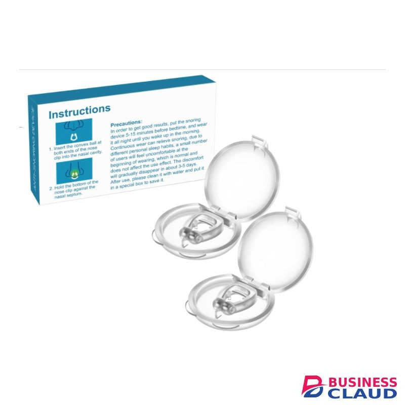2 Pack Magnetic Snore Clip Nose Stopper Anti Snoring Solution Anti-snore Device