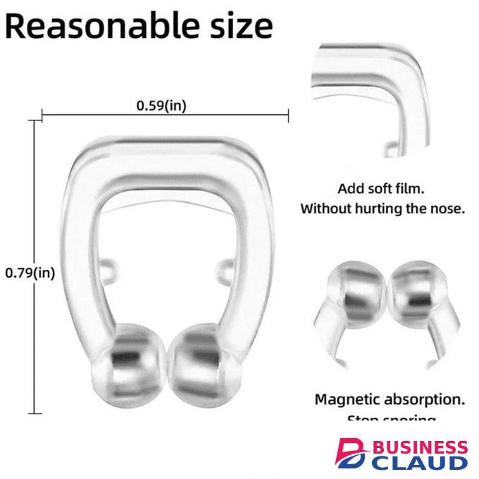 4 Pcs Anti-Snoring Nose Clip, Sleep Aid Device, Magnetic Snore Stoppers
