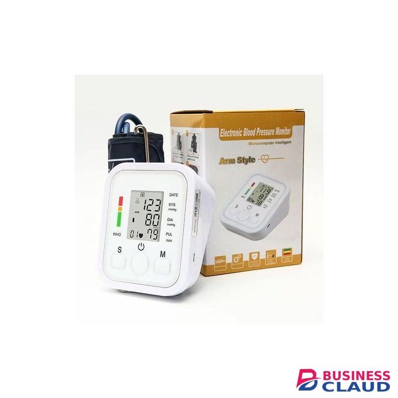 Digital Blood Pressure Monitor Machine Health Vascular Heartbeat Test