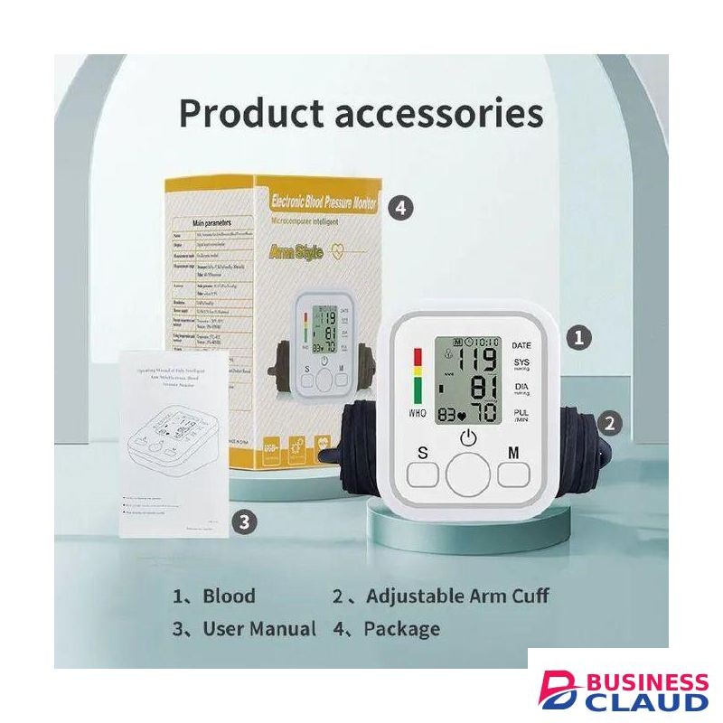 Digital Blood Pressure Monitors BP Pulse Wrist Arm Health Monitors Test