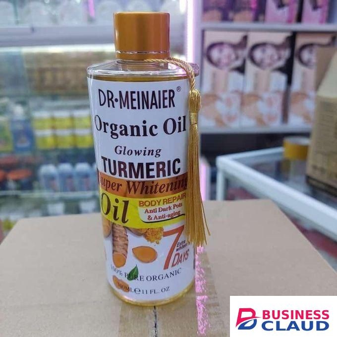 DR MEINAIER Turmeric Organic Glowing Face & Body Oil.