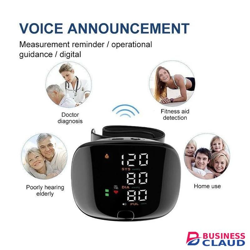 New LED rechargeable wrist health monitoring display