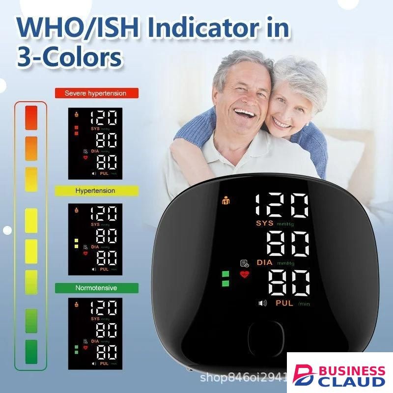 New LED rechargeable wrist health monitoring display