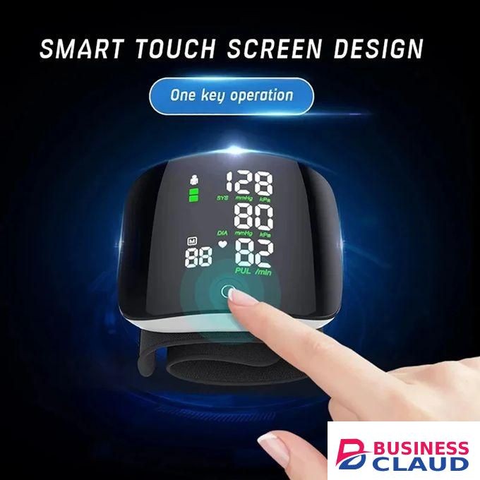 Electric Rechargeable Wrist Blood Pressure Monitor Health Sphygmomanometer
