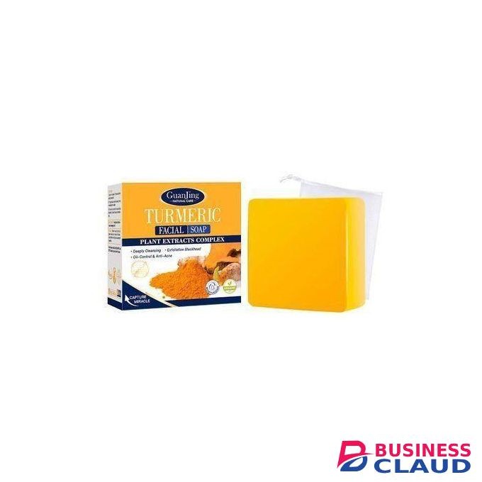 Guanjing Turmeric Facial Soap Plant Extracts Complex