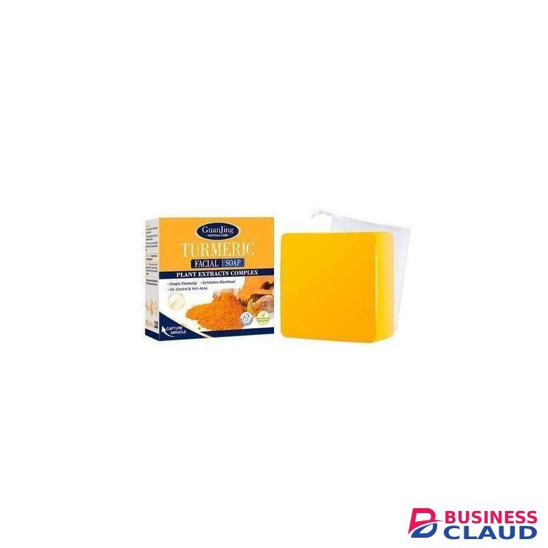 Guanjing Turmeric Facial Soap Plant Extracts Complex