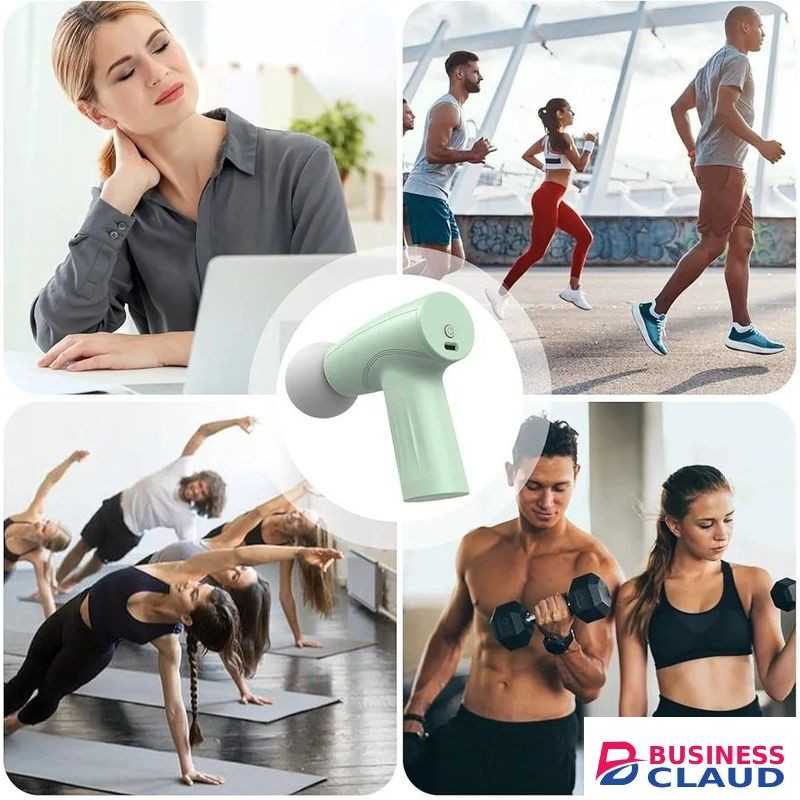 Muscle Massage Device,Back Massager - Whisper Quiet Ergonomic Grip Handle Massager Neck, Shoulders, Muscles, & Legs For Athletes