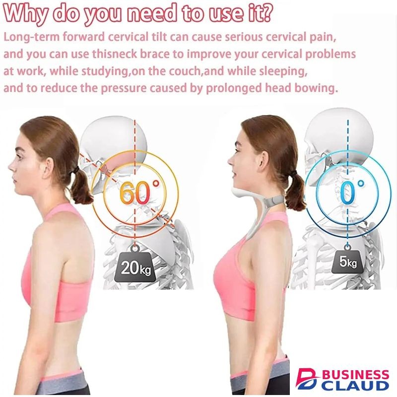 Posture Corrector Cervical Collar Neck Brace Traction Device Health Care To Prevent Head Low Relief Neck Pain Relieve Spine Pressure
