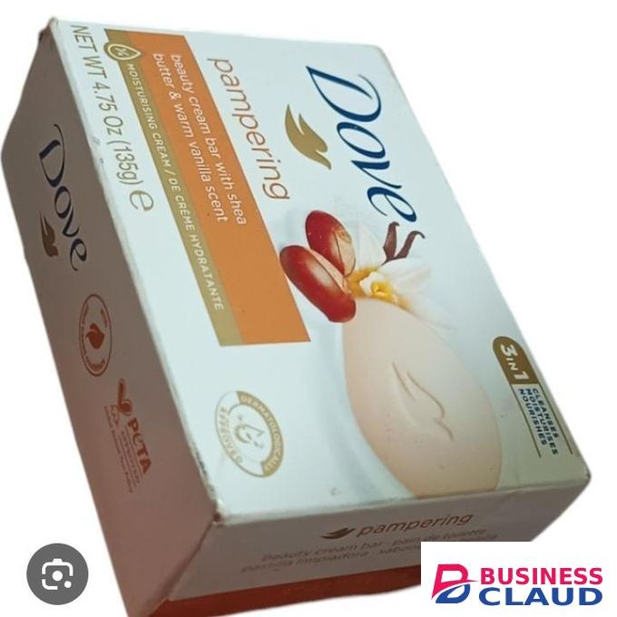 Dove Pampering Beauty cream Bar with Shea butter and warm vanilla scent 135 g