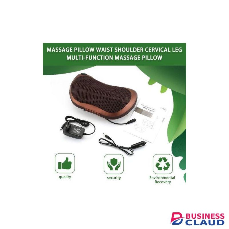 4/8 Rollers Car Home Electric Kneading Massage Pillow Cervical Shoulder Back Cervical Lumbar Neck Massager Body Relax Device