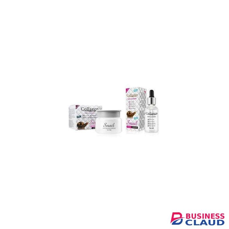 Pei Mei Collagen Snail Whitening Cream & Face Serum