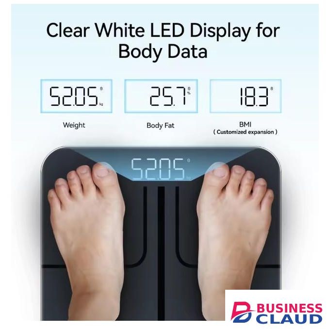 Smart App Weight Scale – Body Fat, BMI & Health Tracking