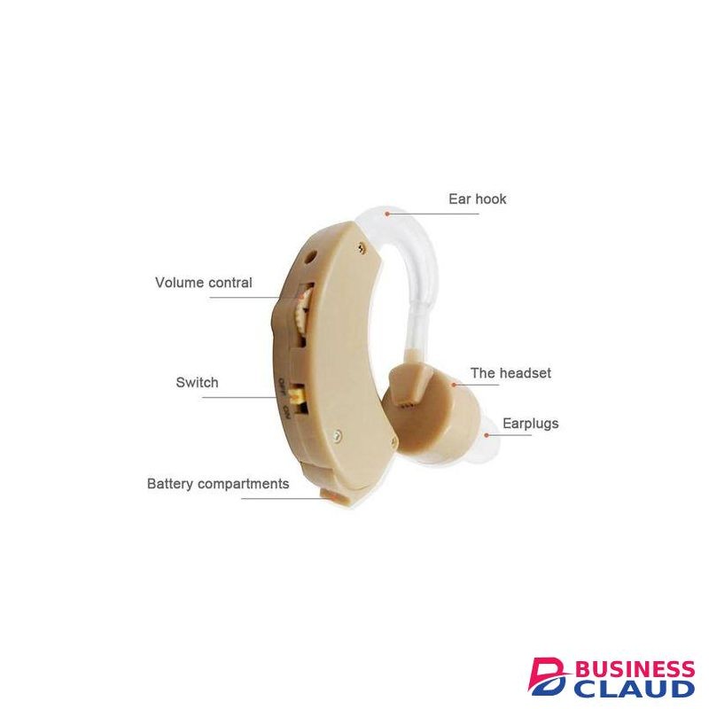 1Pcs CYBER SONIC Hearing Aid Personal Hearing Amplifier For The Elderly Deaf Ear Sound Amplifier- Beige Hearing Enhancement Device Battery Powered