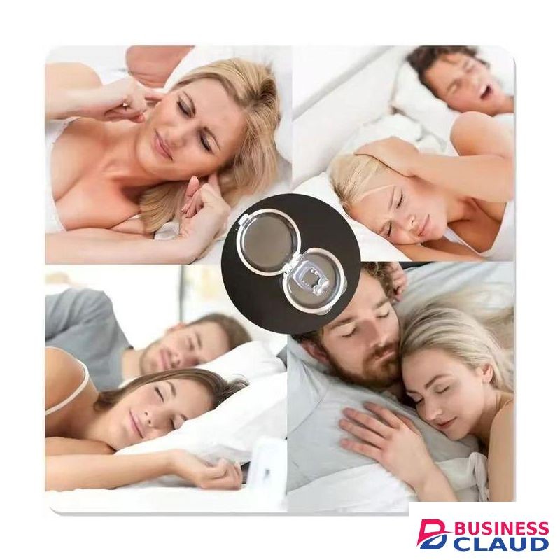 Anti Snoring Device Stop Snoring Sleep Apnea Nose Clip Silicone Magnetic Sleep Sleeping Aid For Adults And Kids Snoring Stopper Ring Nasal Dilator Easy Breathe Silent Sleep