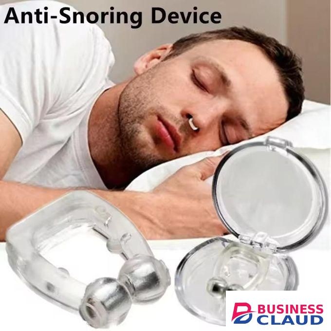 Stop Snoring Anti Snore Device Sleep Apnea Nose Clip Silicone Magnetic Sleep Sleeping Aid For Adults And Kids Snoring Stopper Ring Nasal Dilator Easy Breathe Silent Sleep