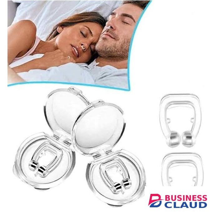 2pcs Anti Snoring Device For Men And Women Soft Silicon Nose Clip Unisex Stop Snoring Anti Snore Free Sleep Silicone Magnetic Nose Clip Nose Clip Snoring Stopper