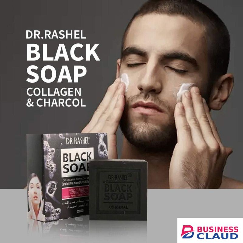 Gluta Berry Black Soap with Collagen & Charcoal (Deep Cleaning)