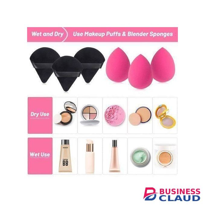 234pcs Disposable Makeup Tools Set With Makeup Puff Palette