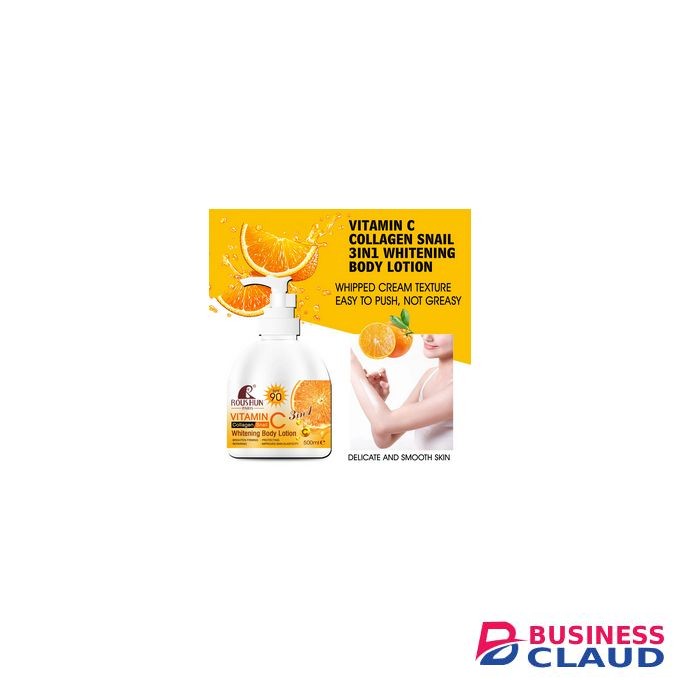 Roushun Vitamin C / Collagen / Snail Whitening Body Lotion. SPF90