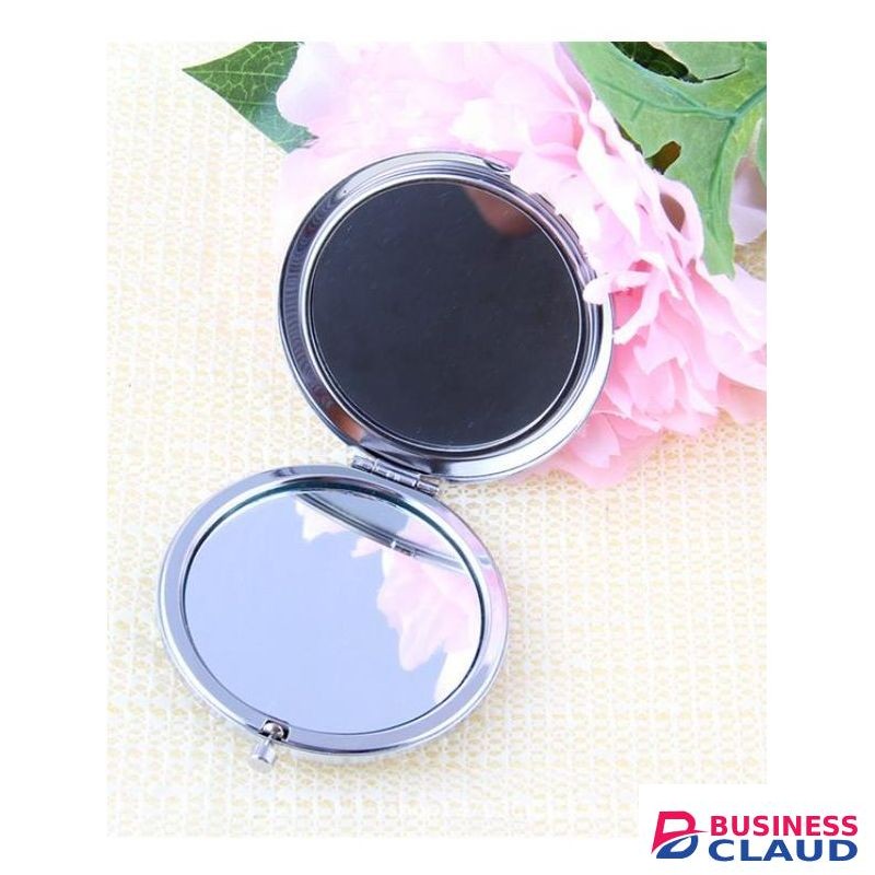 small Portable/Foldable handheld Pocket size Compact Cosmetic Mirror