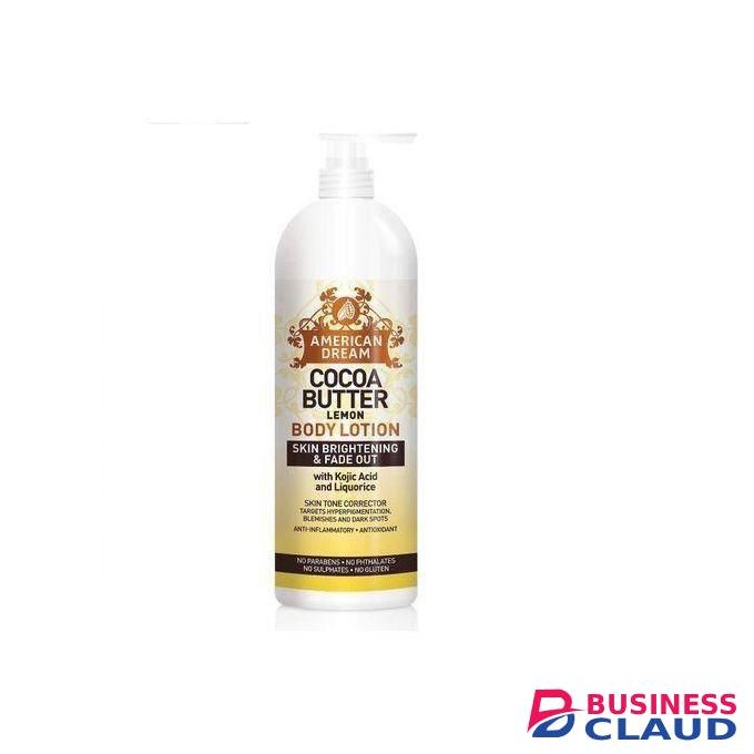 American Dream coco butter lemon body lotion
