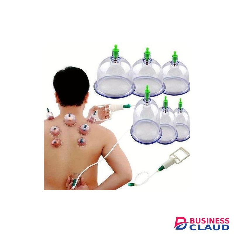 6pcs Professional Vacuum Cupping hine: Relieve Pain & Tension, Enhance Beauty