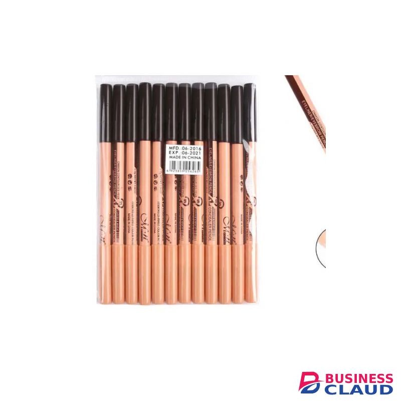Micolor Double-ended Eyeliner/Eyebrow Pencil 2 In 1 Concealer Pencil