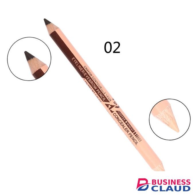 Micolor Double-ended Eyeliner/Eyebrow Pencil 2 In 1 Concealer Pencil