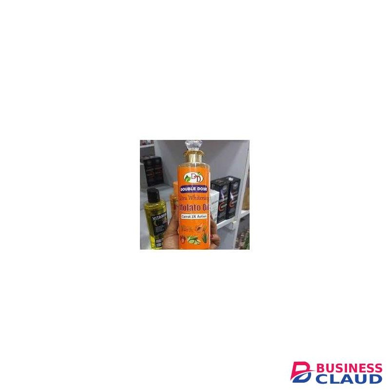 DOUBLE DOSE Carrot 3X Action Ultra Whitening Molato Body OIL.
