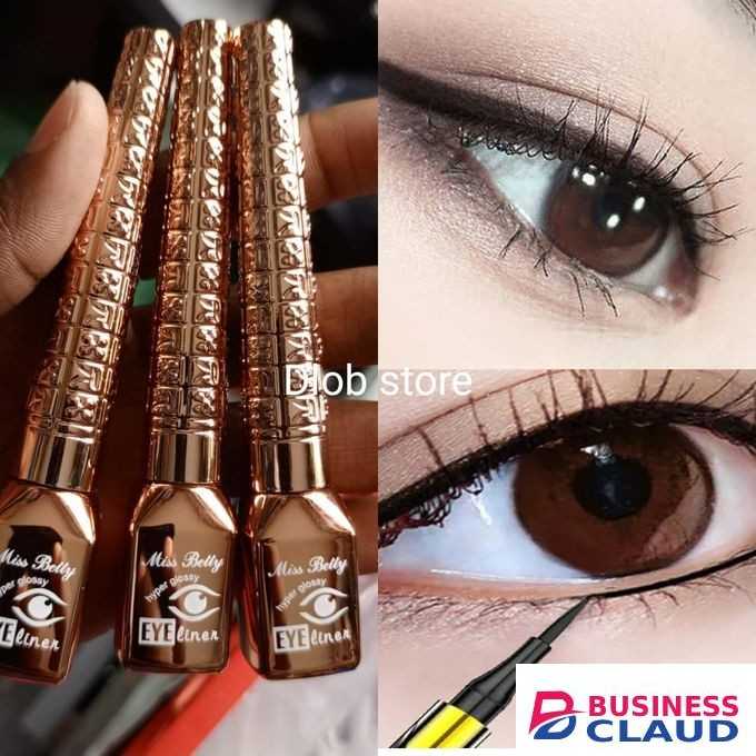 Miss Bella Hyper Glossy Liquid Eyeliner Waterproof Eyeliner+FREE EYE Pencil