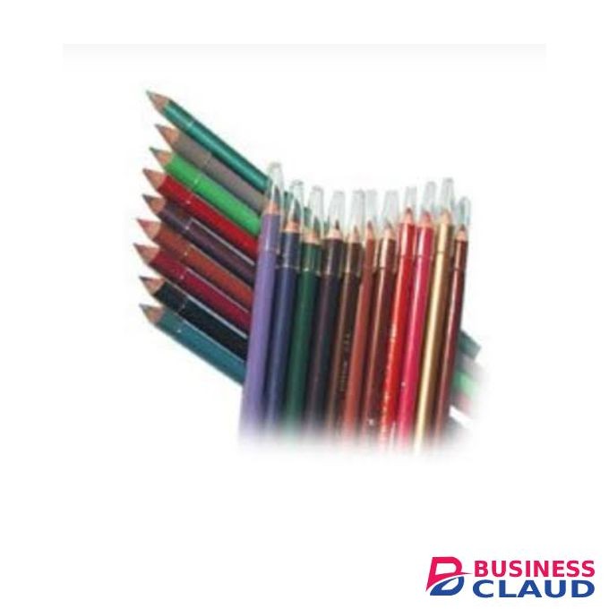 Davis 12pcs Bright Waterproof Eye And Lip Liner Pencils - Assorted Colours