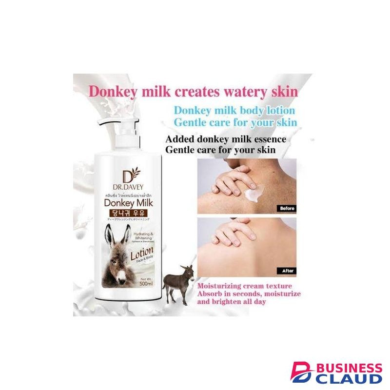 Dr. Davey Donkey Milk Face & Body Lotion Hydrating & Whitening -